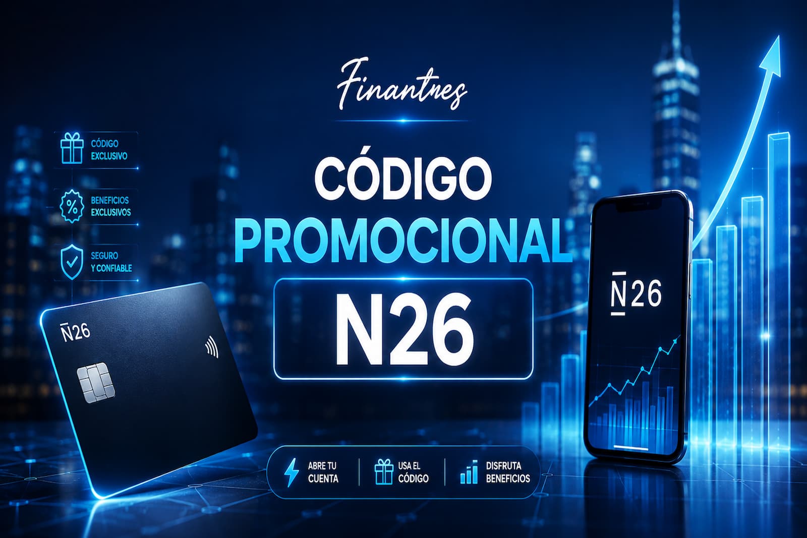 Código promocional N26: consigue 15 € con nuestro código