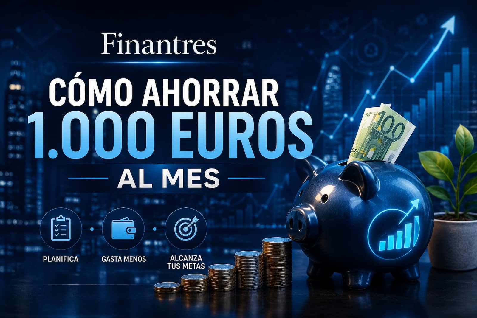 Cómo ahorrar 1 000 euros al mes