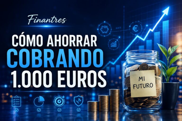Cómo ahorrar cobrando 1 000 euros