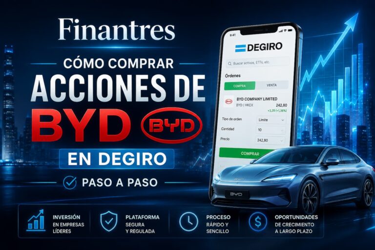 Cómo comprar acciones de BYD en DEGIRO paso a paso