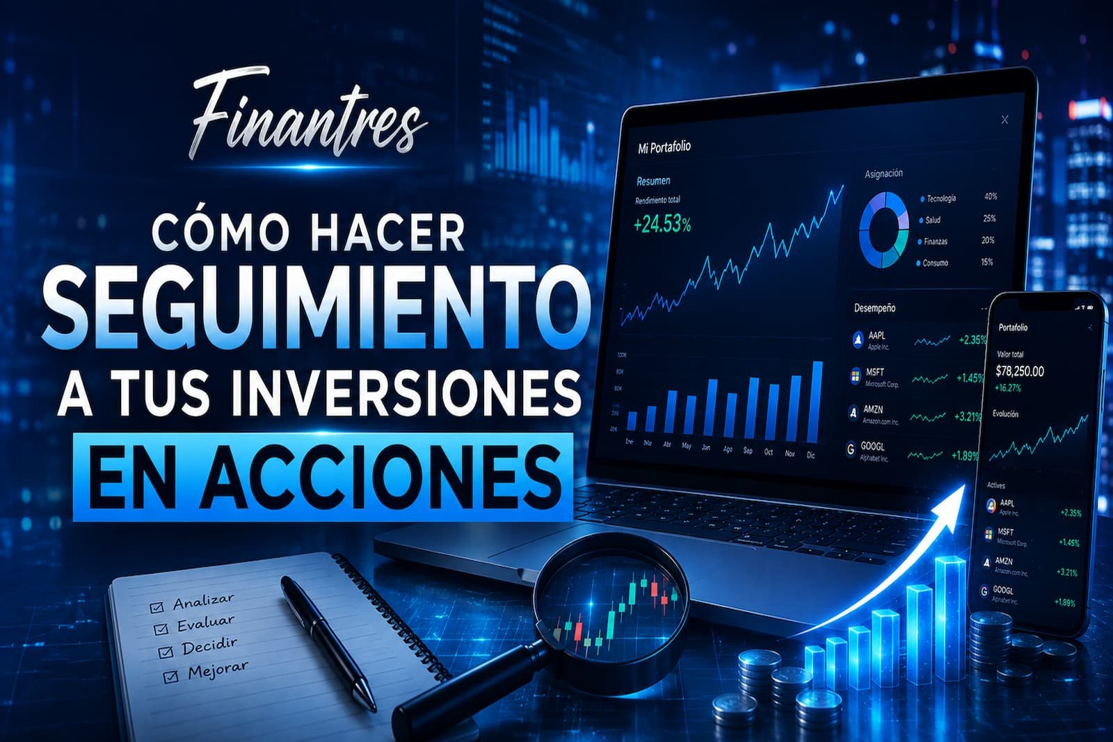 Cómo hacer seguimiento a tus inversiones en acciones: guía práctica