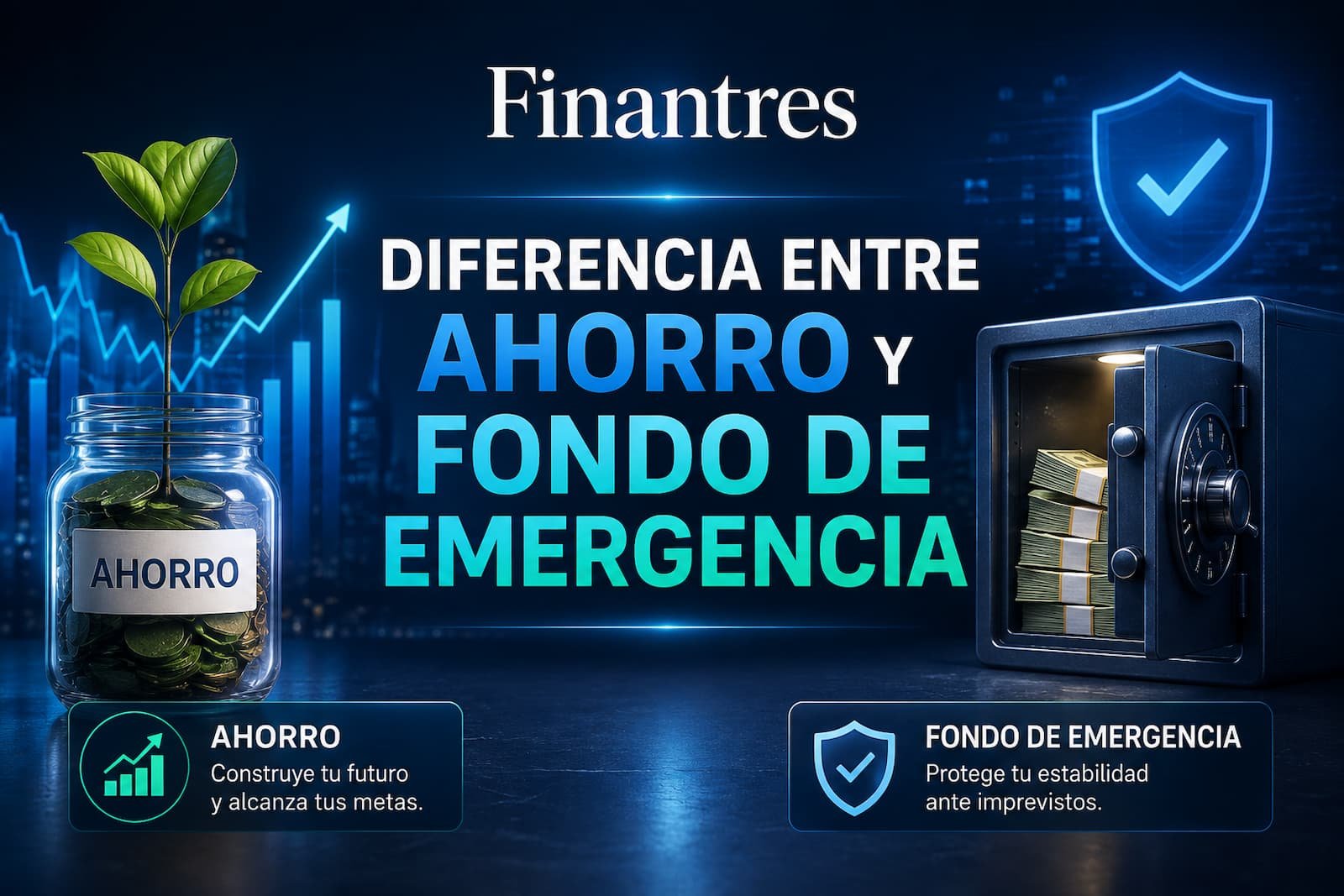 Diferencia entre ahorro y fondo de emergencia