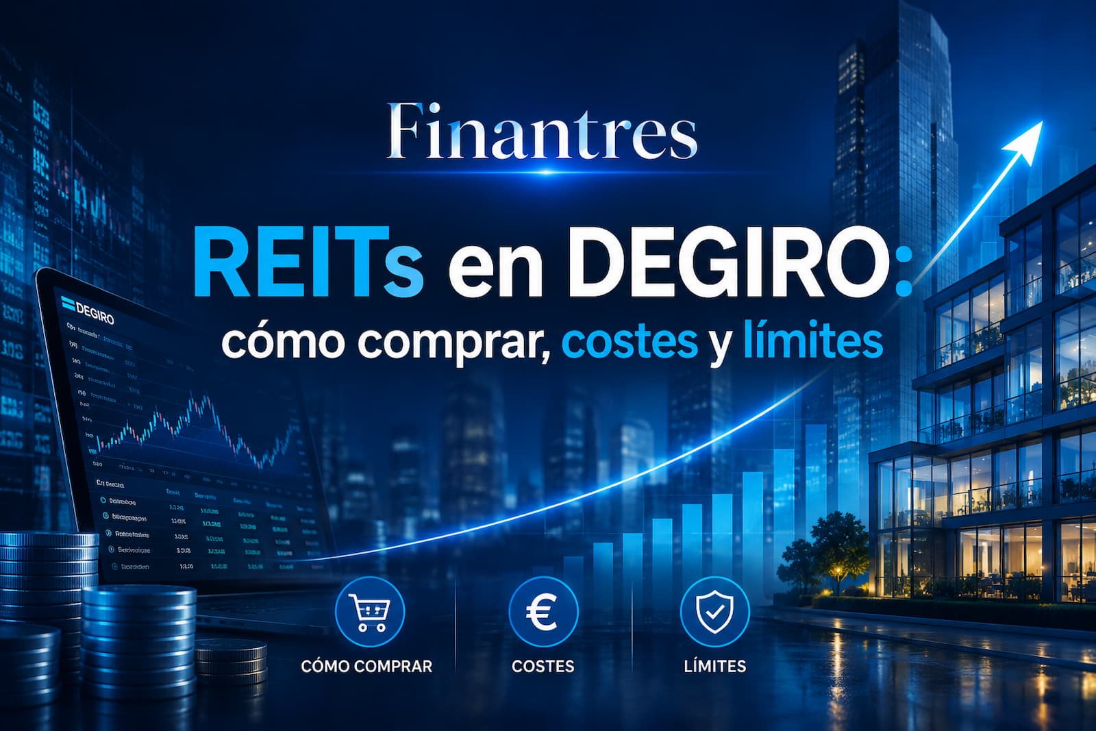 REITs en DEGIRO cómo comprar costes y límites