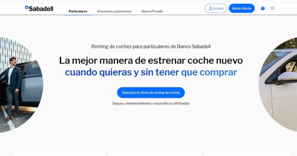 Renting Banco Sabadell