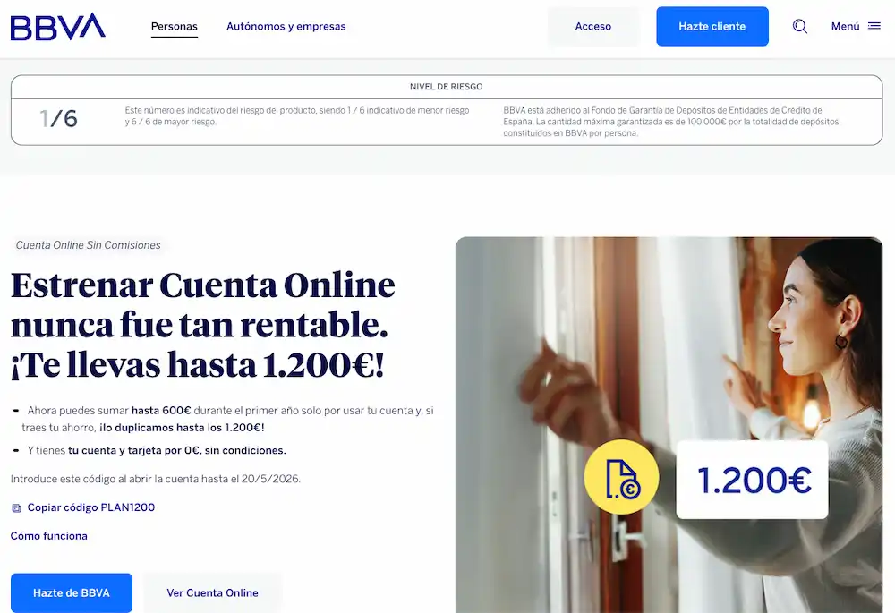 BBVA oferta nómina