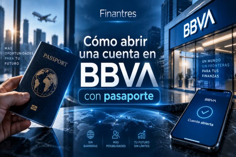 Cómo abrir una cuenta en BBVA con pasaporte