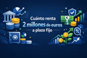 Cuánto renta 2 millones de euros a plazo fijo