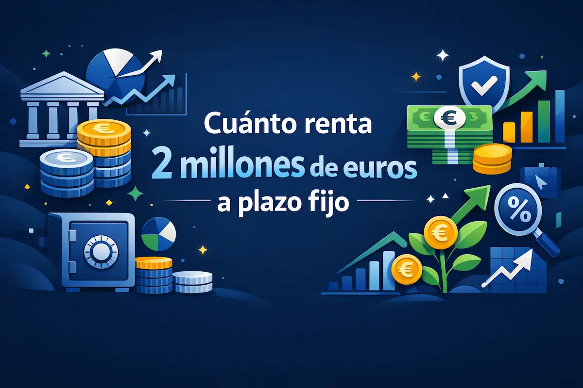 Cuánto renta 2 millones de euros a plazo fijo