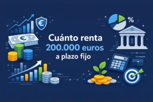 Cuánto renta 200 000 euros a plazo fijo