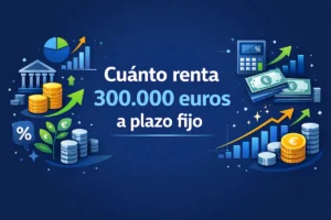 Cuánto renta 300 000 euros a plazo fijo