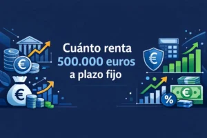 Cuánto renta 500 000 euros a plazo fijo