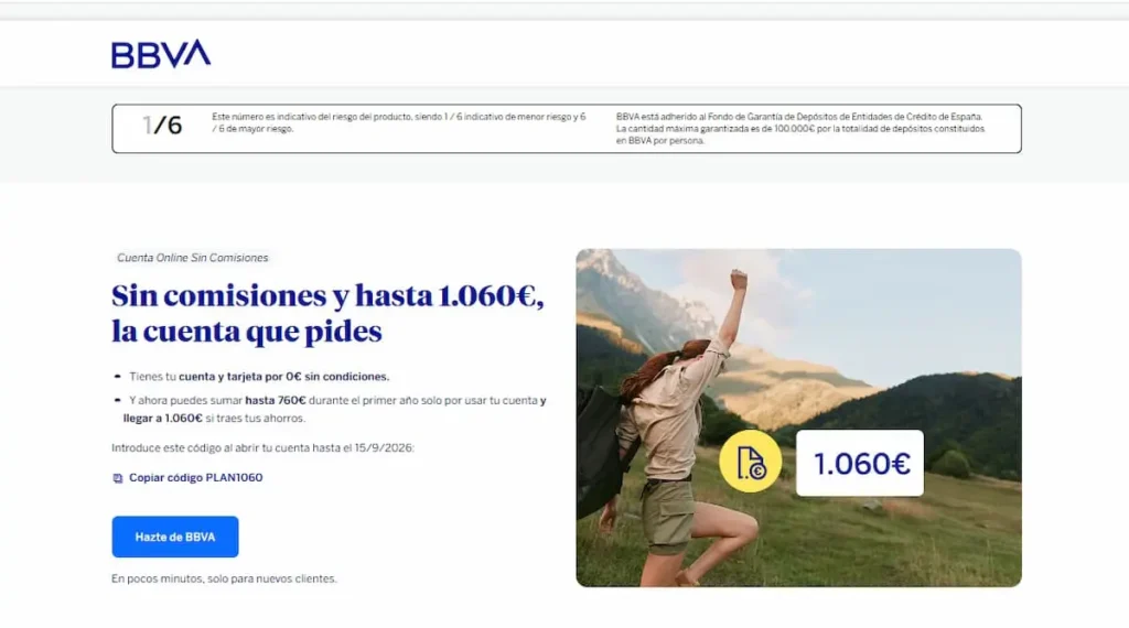 Cuenta Online BBVA