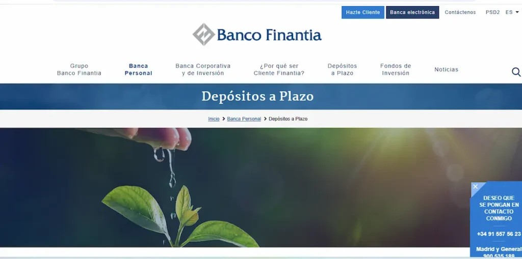 Depósitos Banco Finantia
