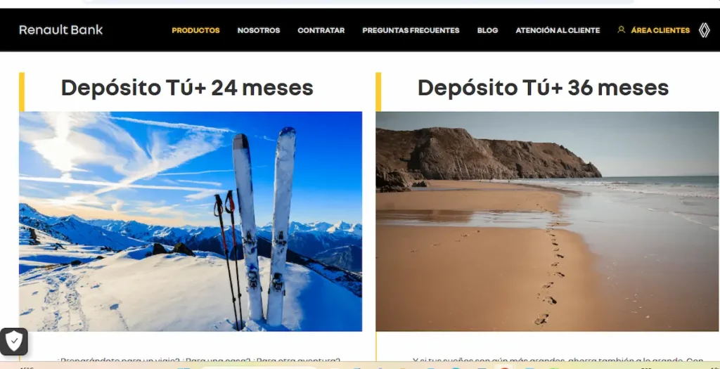 Depósitos Renault Bank