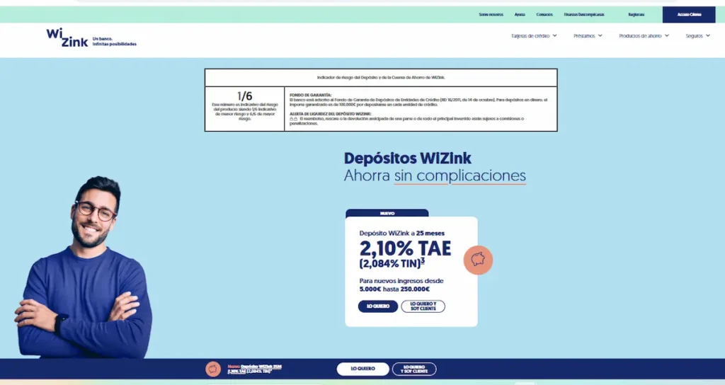 Depósitos WiZink