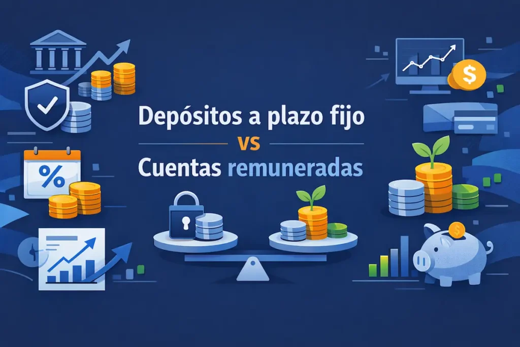Depósitos a plazo fijo vs Cuentas remuneradas