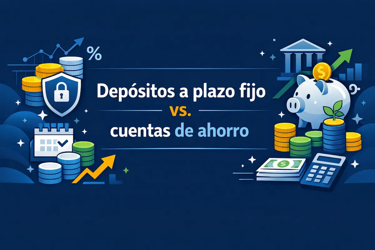 Depósitos a plazo fijo vs. cuentas de ahorro