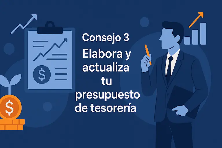 Elabora y actualiza tu presupuesto de tesorería