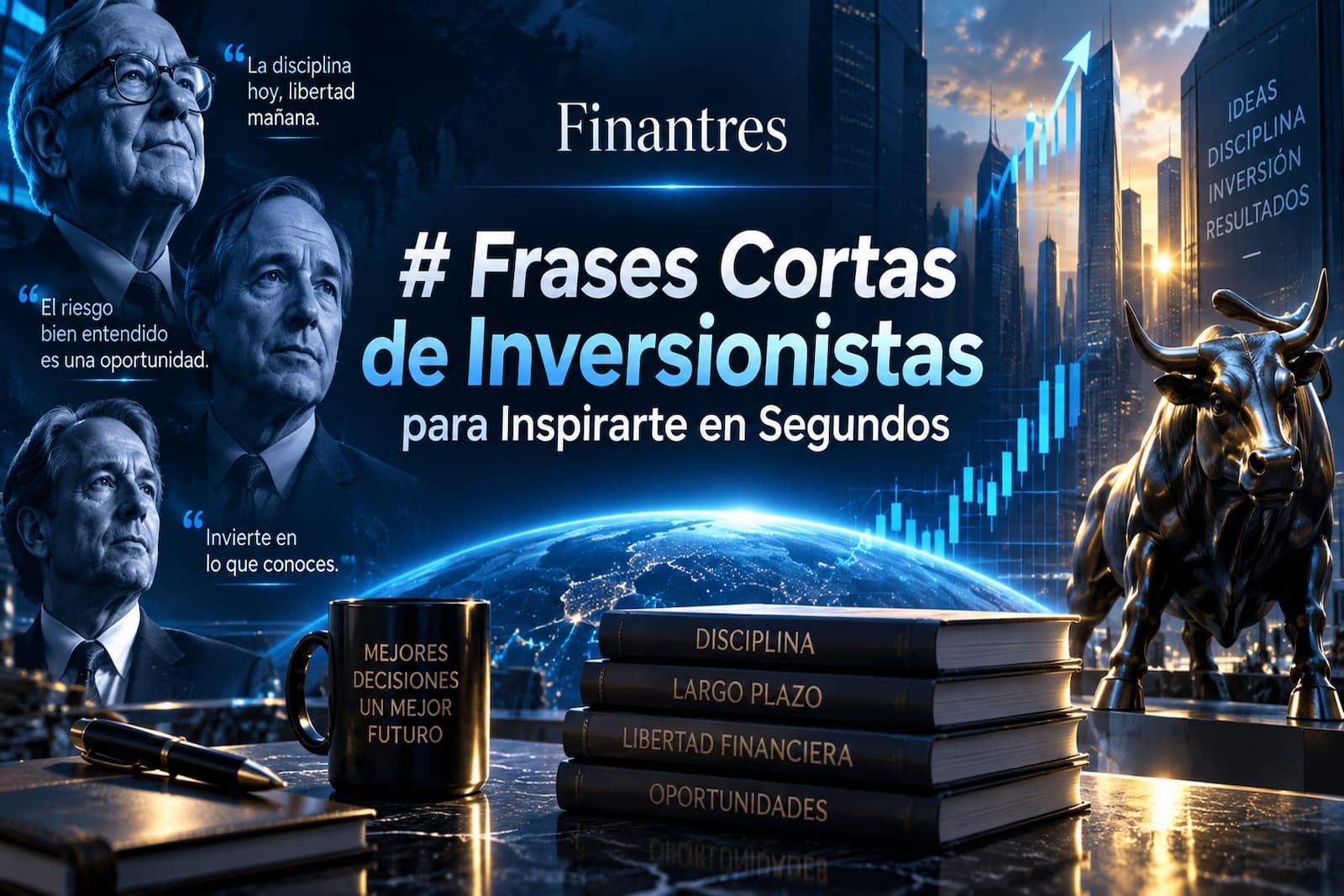 Frases Cortas de Inversionistas para Inspirarte en Segundos