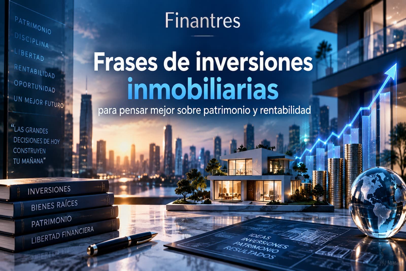 Frases de inversiones inmobiliarias para pensar mejor sobre patrimonio y rentabilidad