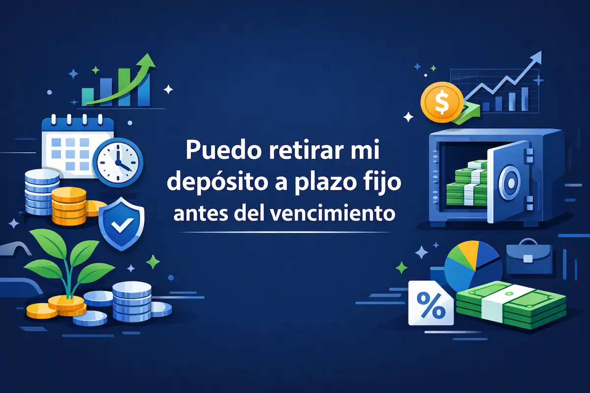 Puedo retirar mi depósito a plazo fijo antes del vencimiento