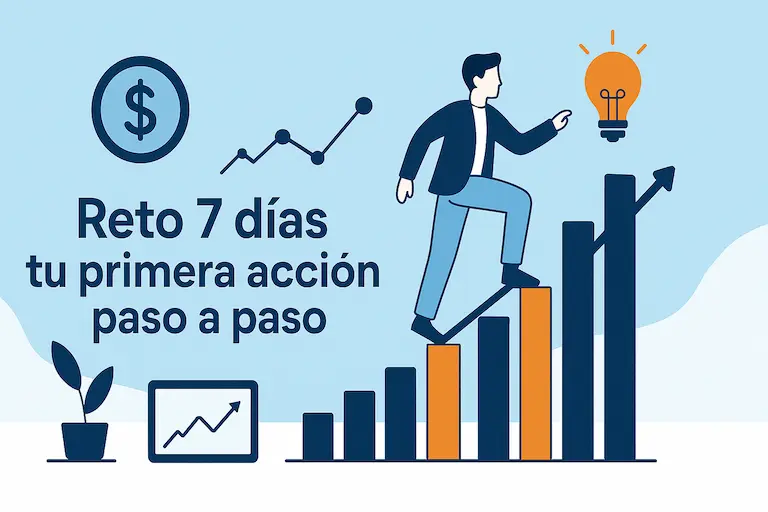 Reto 7 días tu primera acción paso a paso