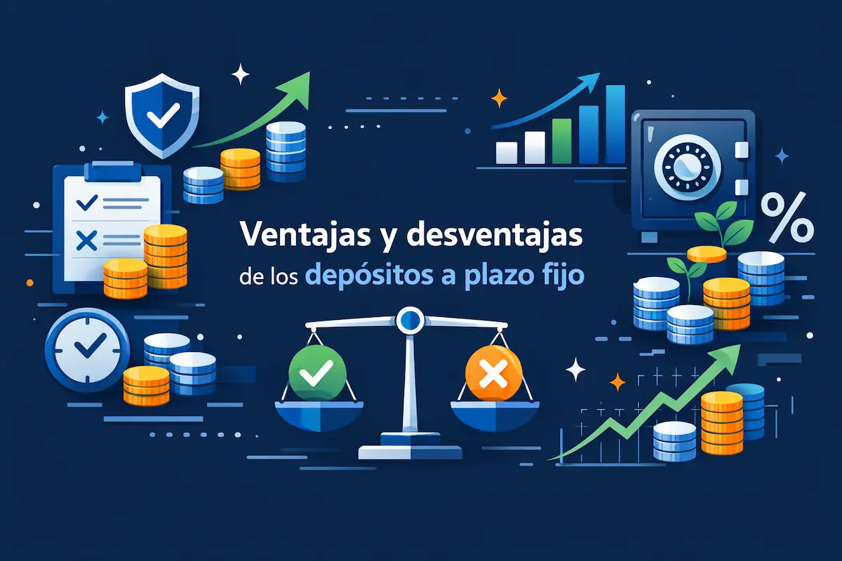 Ventajas y desventajas de los depósitos a plazo fijo