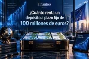 ¿Cuánto renta un depósito a plazo fijo de 100 millones de euros