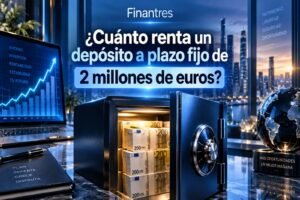 ¿Cuánto renta un depósito a plazo fijo de 2 millones de euros