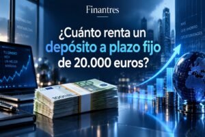 ¿Cuánto renta un depósito a plazo fijo de 20 000 euros