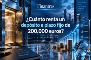 ¿Cuánto renta un depósito a plazo fijo de 200 000 euros