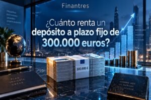 ¿Cuánto renta un depósito a plazo fijo de 300 000 euros