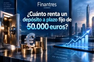¿Cuánto renta un depósito a plazo fijo de 50 000 euros