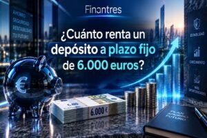 ¿Cuánto renta un depósito a plazo fijo de 6 000 euros