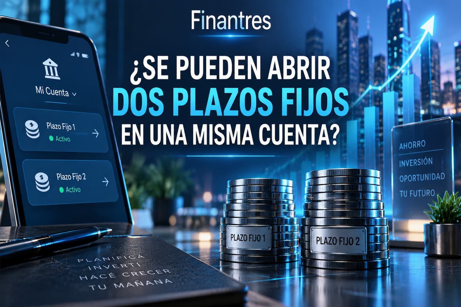 ¿Se pueden abrir dos plazos fijos en una misma cuenta