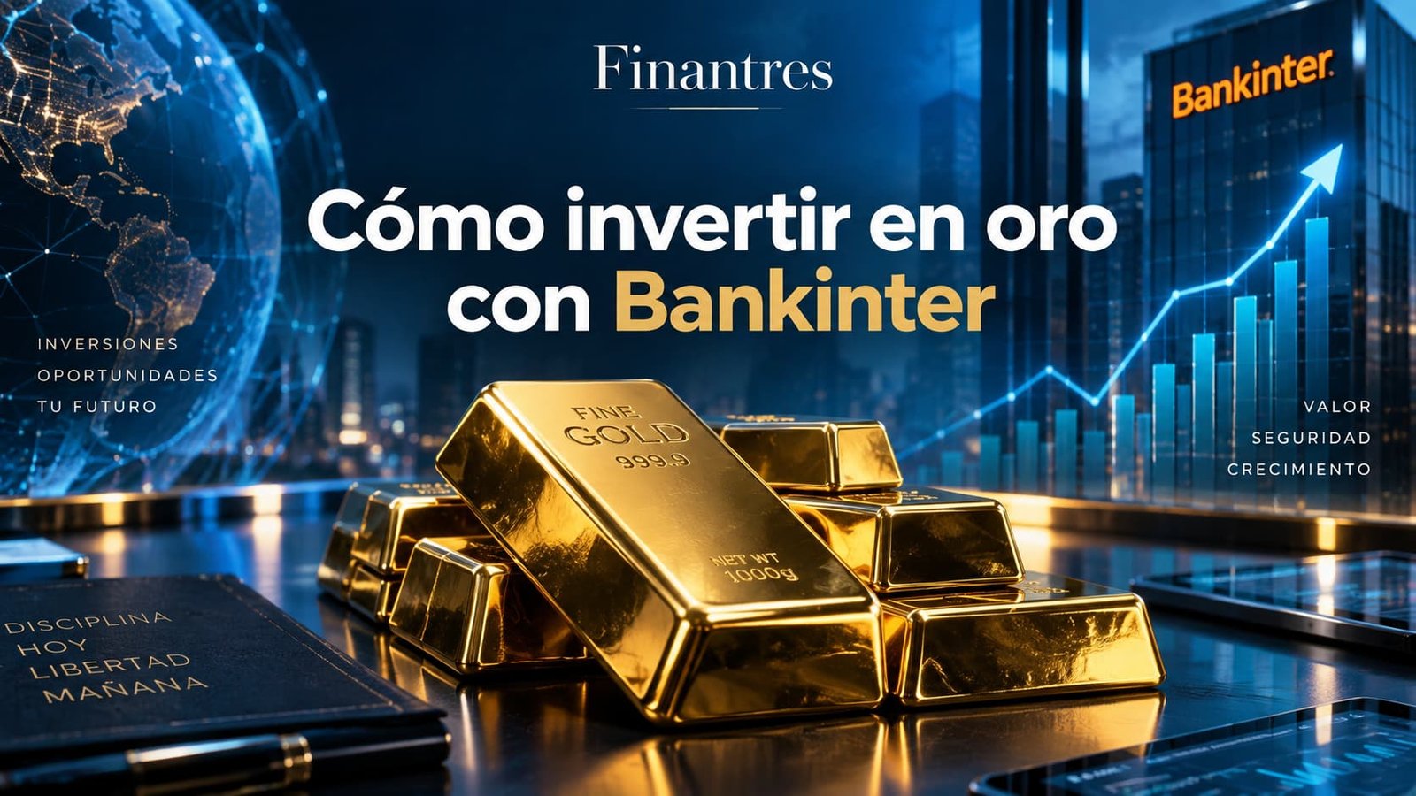 Cómo invertir en oro con Bankinter