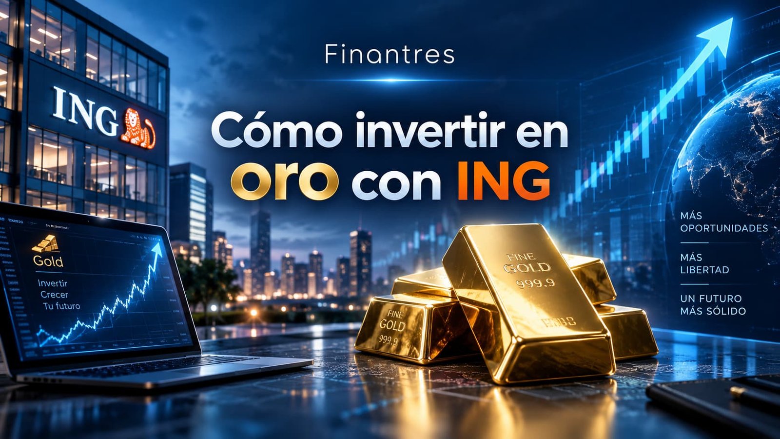 Cómo invertir en oro con ING