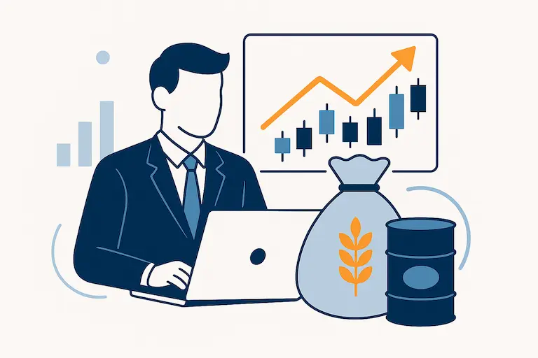 Como operar materias primas