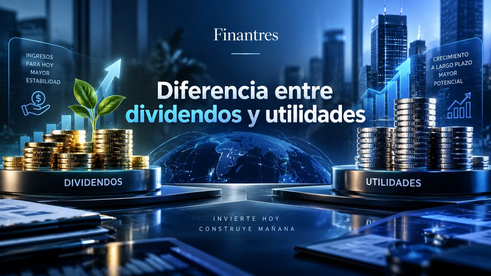 Diferencia entre dividendos y utilidades