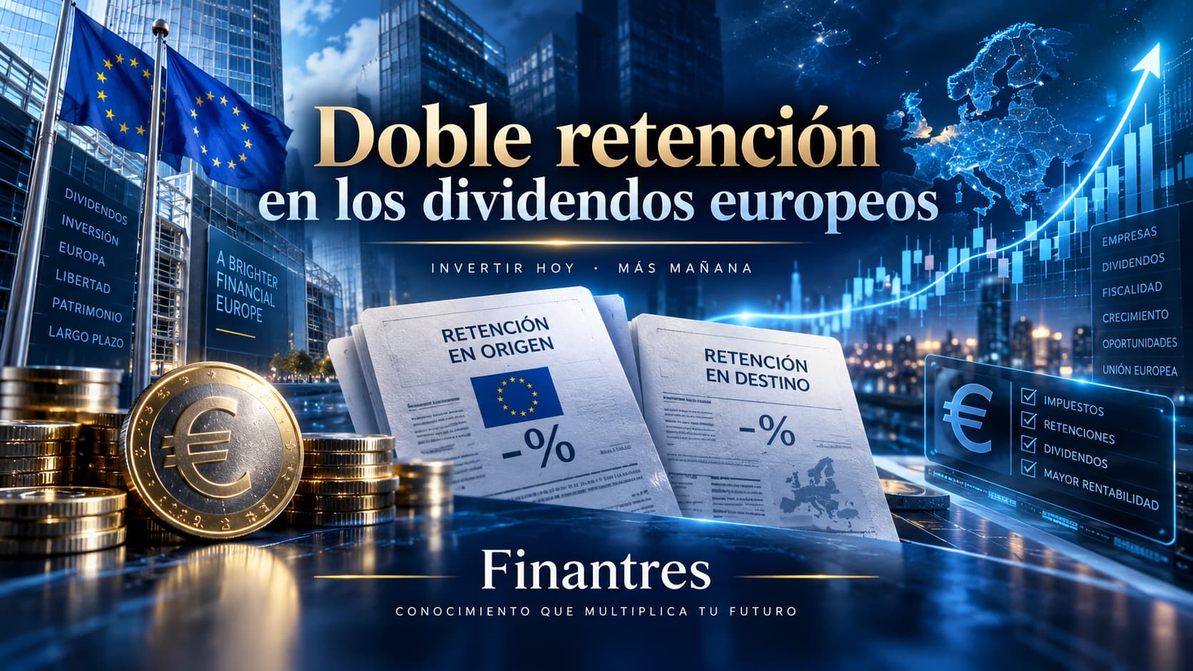 Doble retención en los dividendos europeos: qué pagas y qué puedes recuperar