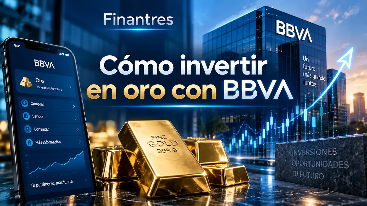 Cómo invertir en oro con BBVA