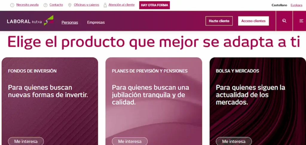 Productos Laboral Kutxa