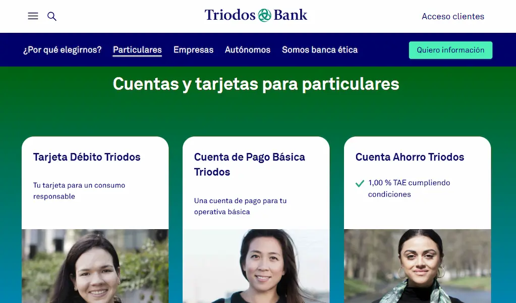 Productos Triodos Bank