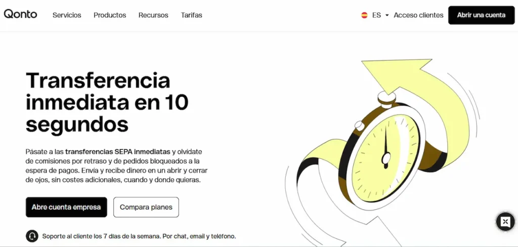 Transferencias SEPA Qonto