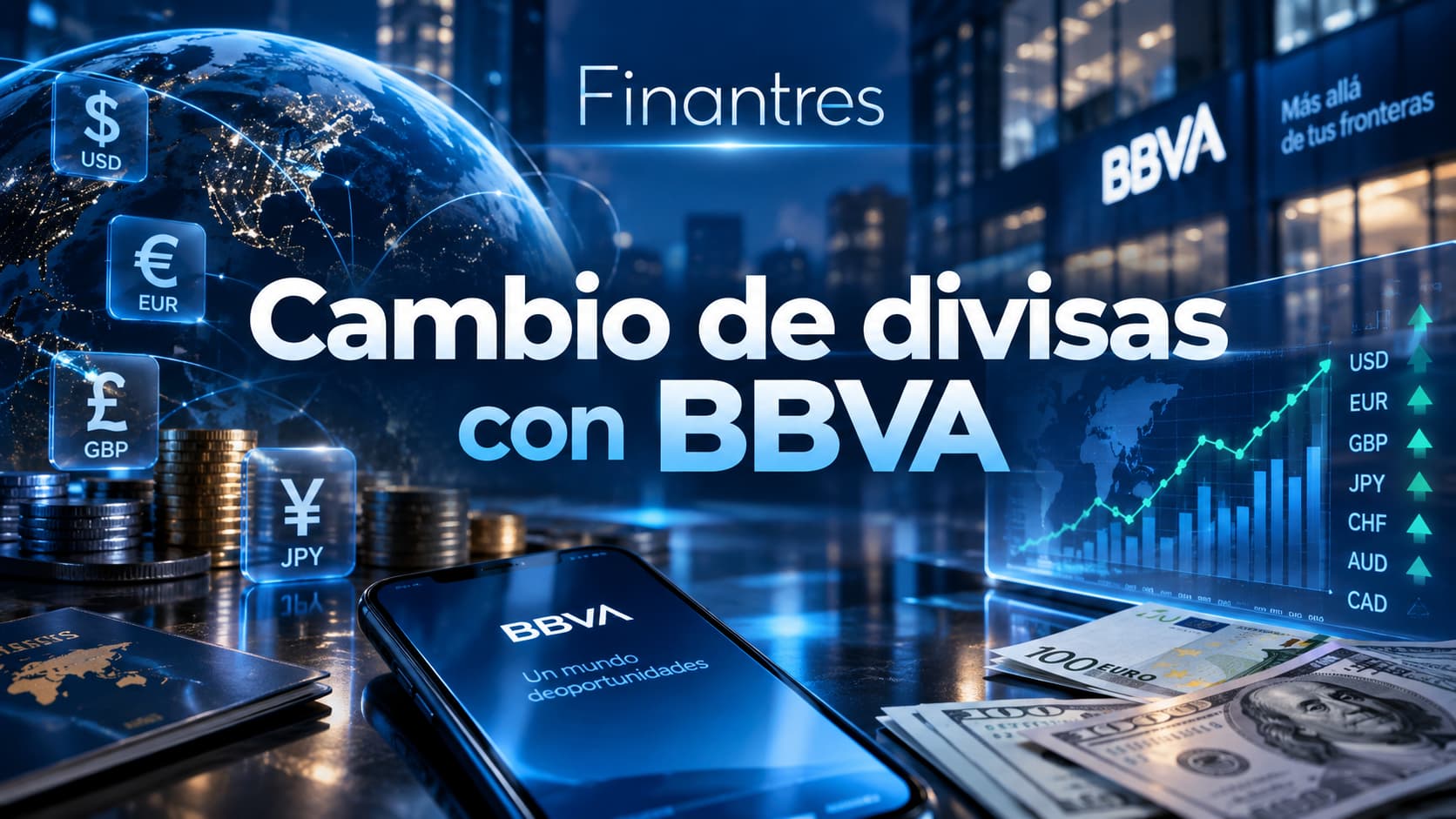 Cambio de divisas con BBVA