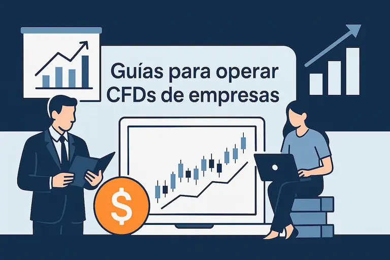 Guías para operar CFDs de empresas