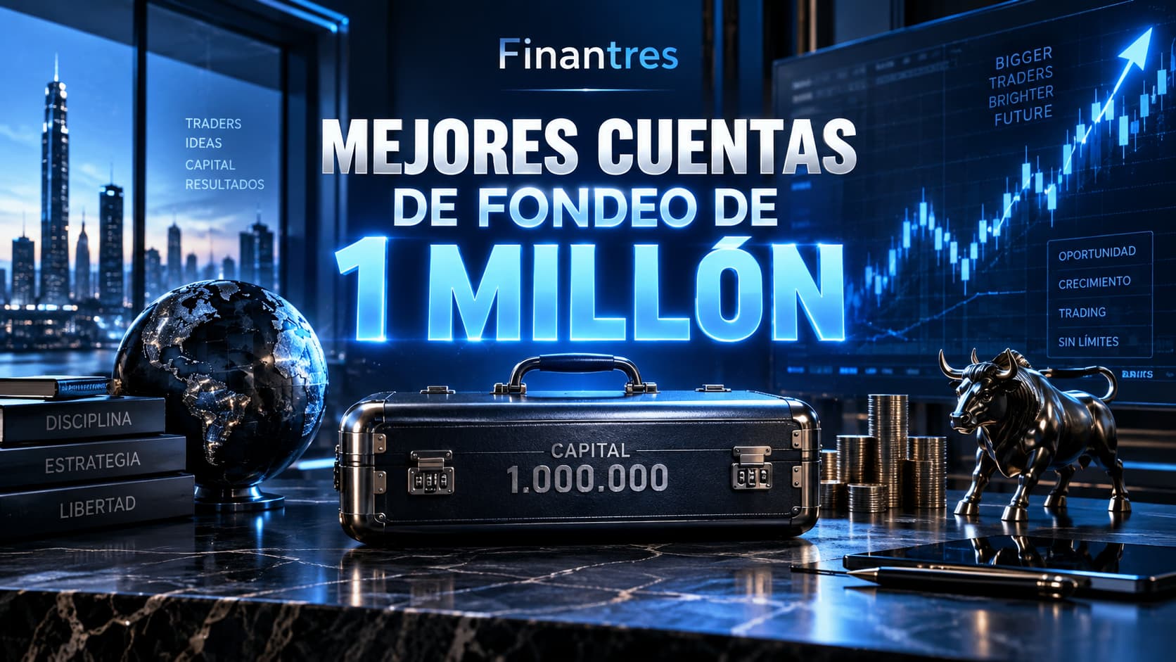 Mejores cuentas de fondeo de 1 millón