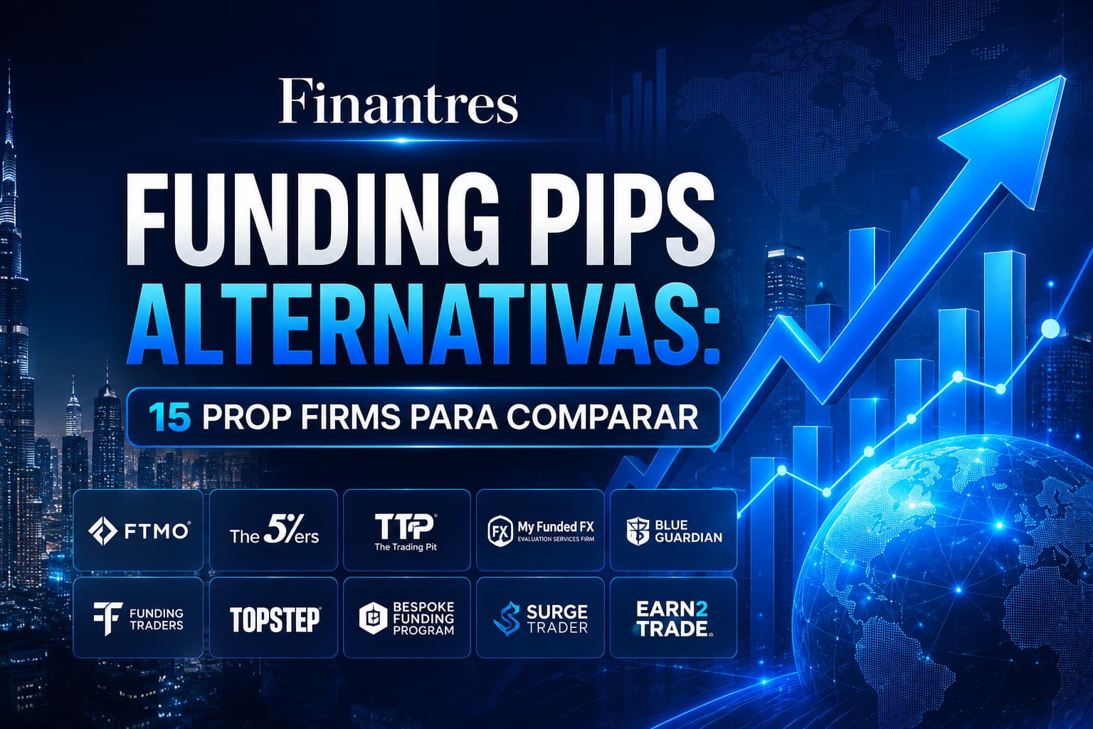 Funding Pips alternativas: las mejores prop firms para comparar antes de elegir