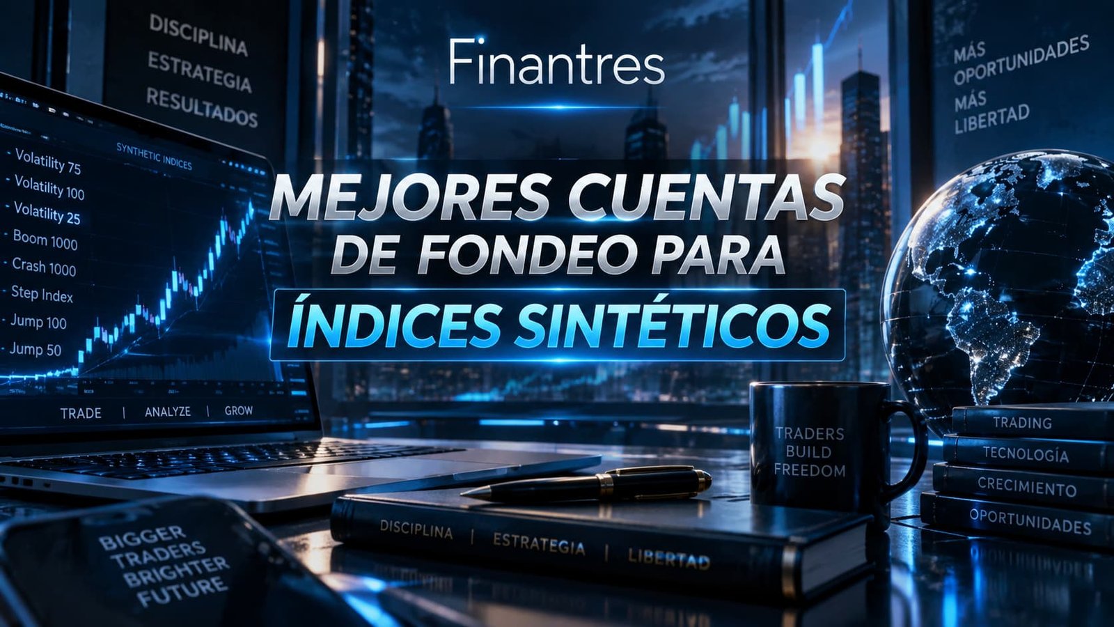 Mejores cuentas de fondeo para índices sintéticos