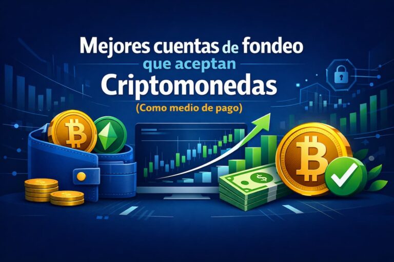 Mejores cuentas de fondeo que aceptan Criptomonedas